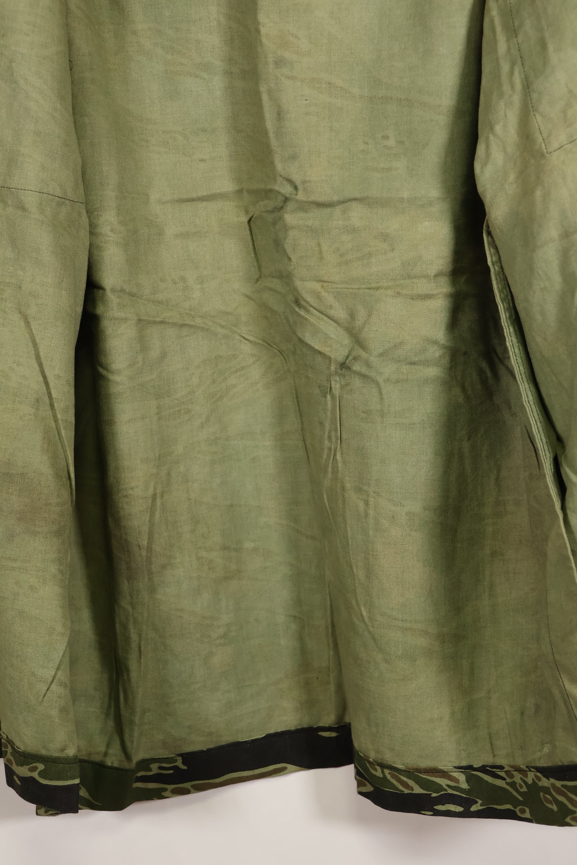 実物　レイトウォーパターン　USサイズ　タイガーストライプ　シャツ　ダークカラー　ほぼ未使用