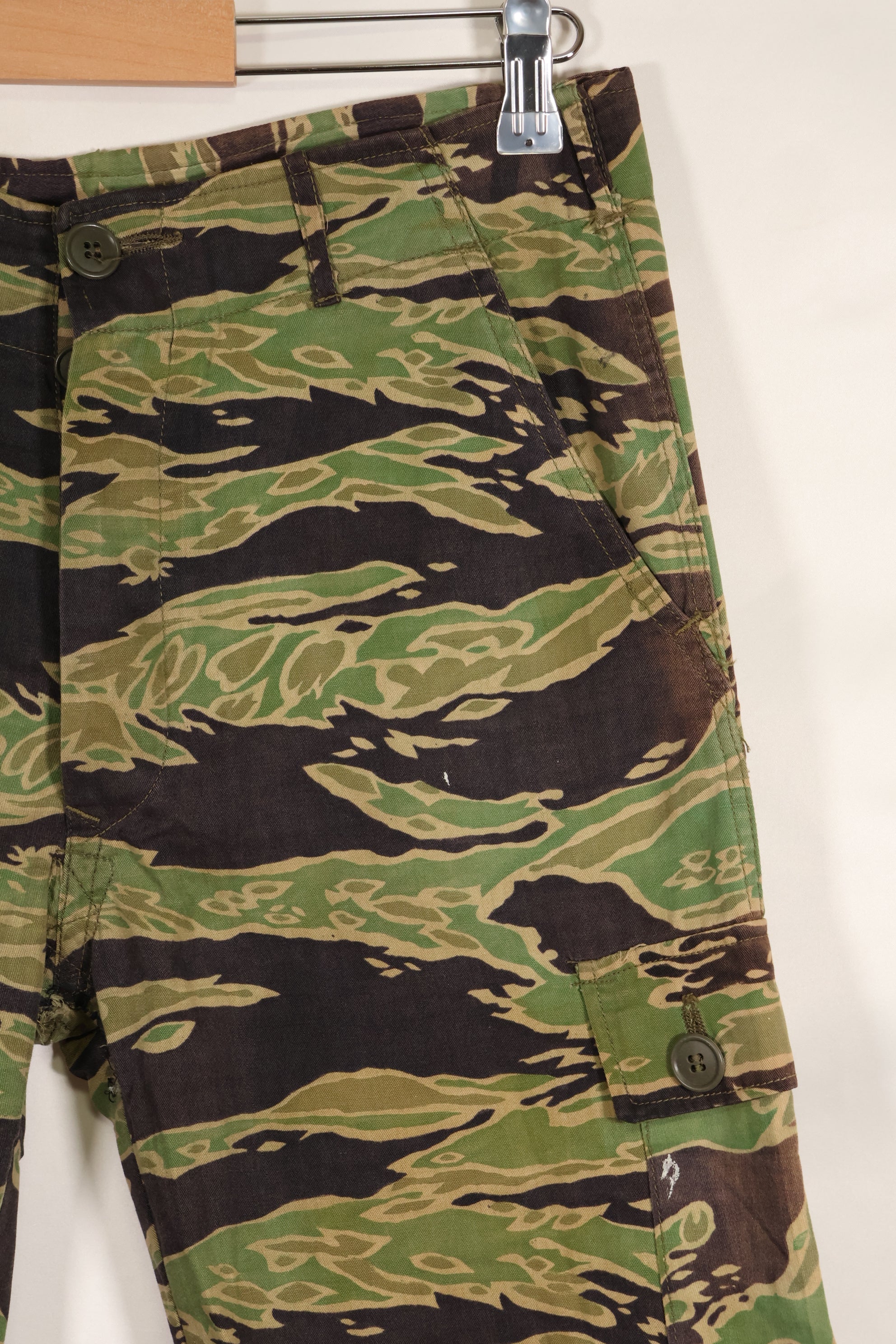 実物　レイトウォーパターン　推定A-L　タイガーストライプ　パンツ　中古品 パラマウント映画