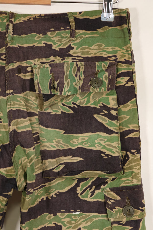 実物　レイトウォーパターン　推定A-L　タイガーストライプ　パンツ　中古品 パラマウント映画