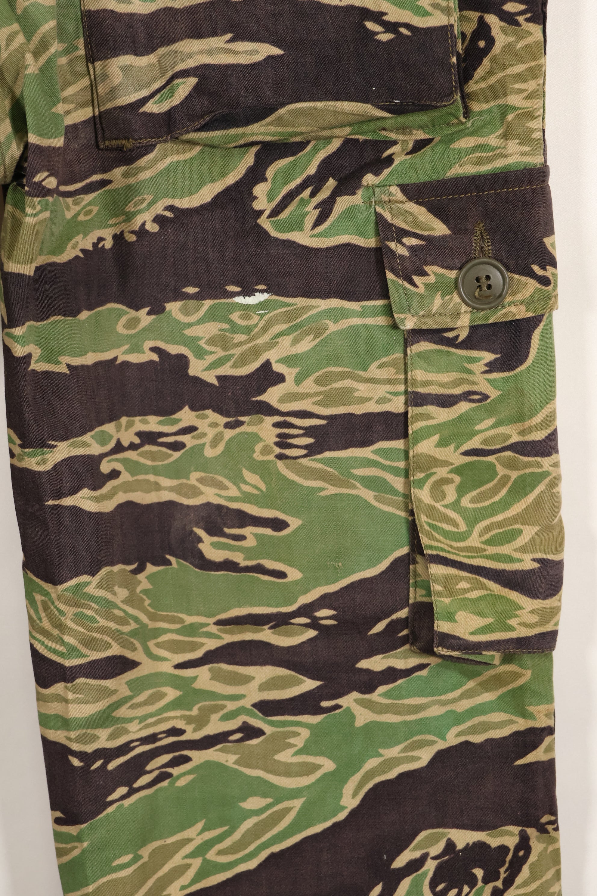 実物　レイトウォーパターン　推定A-L　タイガーストライプ　パンツ　中古品 パラマウント映画