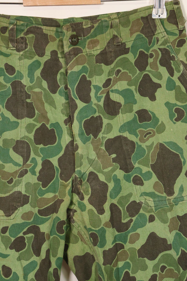 1960年代〜70年代　韓国軍　フロッグスキン迷彩　パンツ　ベイカーパンツカット　中古品　B