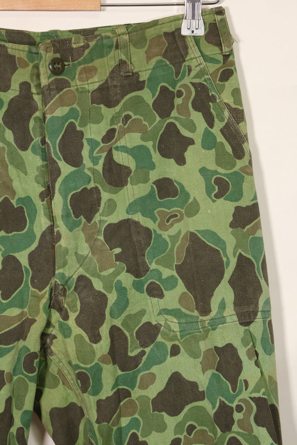 1960年代〜70年代　韓国軍　フロッグスキン迷彩　パンツ　ベイカーパンツカット　中古品　B