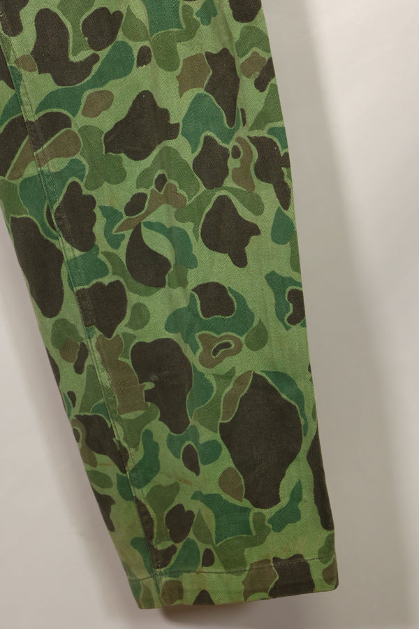 1960年代〜70年代　韓国軍　フロッグスキン迷彩　パンツ　ベイカーパンツカット　中古品　B