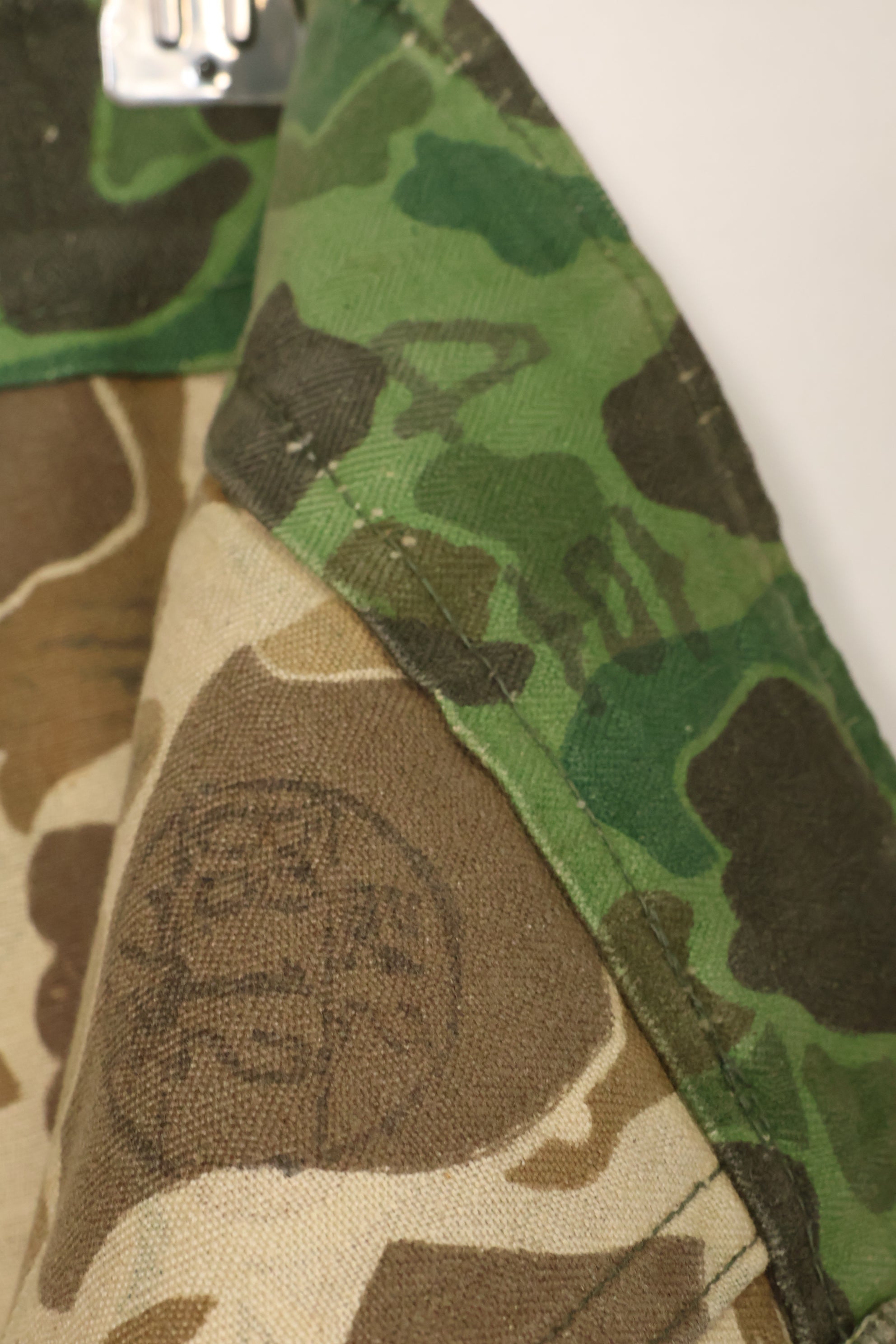 1960年代〜70年代　韓国軍　フロッグスキン迷彩　パンツ　ベイカーパンツカット　中古品　B