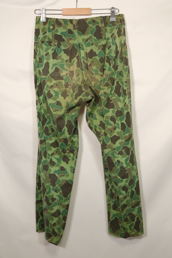 1960年代〜70年代　韓国軍　フロッグスキン迷彩　パンツ　ベイカーパンツカット　中古品　B