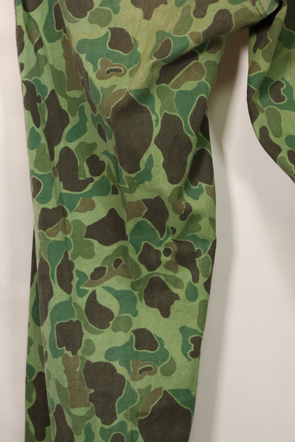 1960年代〜70年代　韓国軍　フロッグスキン迷彩　パンツ　ベイカーパンツカット　中古品　B