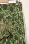 1960年代〜70年代　韓国軍　フロッグスキン迷彩　パンツ　ベイカーパンツカット　中古品　B