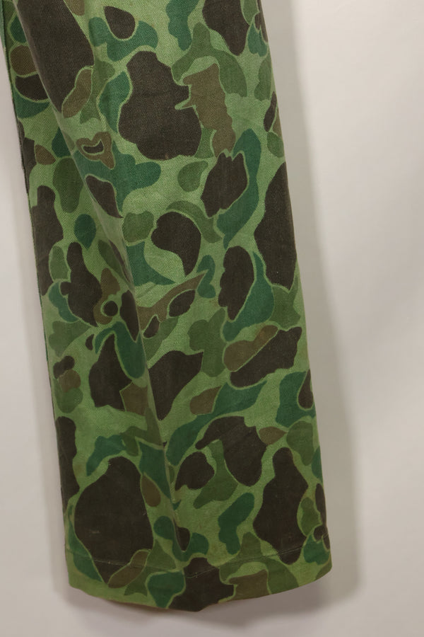 1960年代〜70年代　韓国軍　フロッグスキン迷彩　パンツ　ベイカーパンツカット　中古品　B