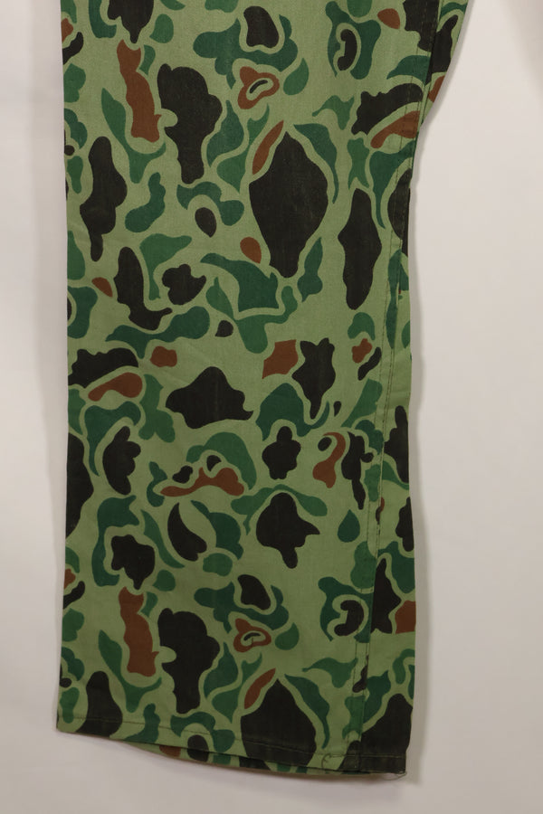 1960年代〜70年代　韓国軍　フロッグスキン迷彩　パンツ　ベイカーパンツカット　中古品　C