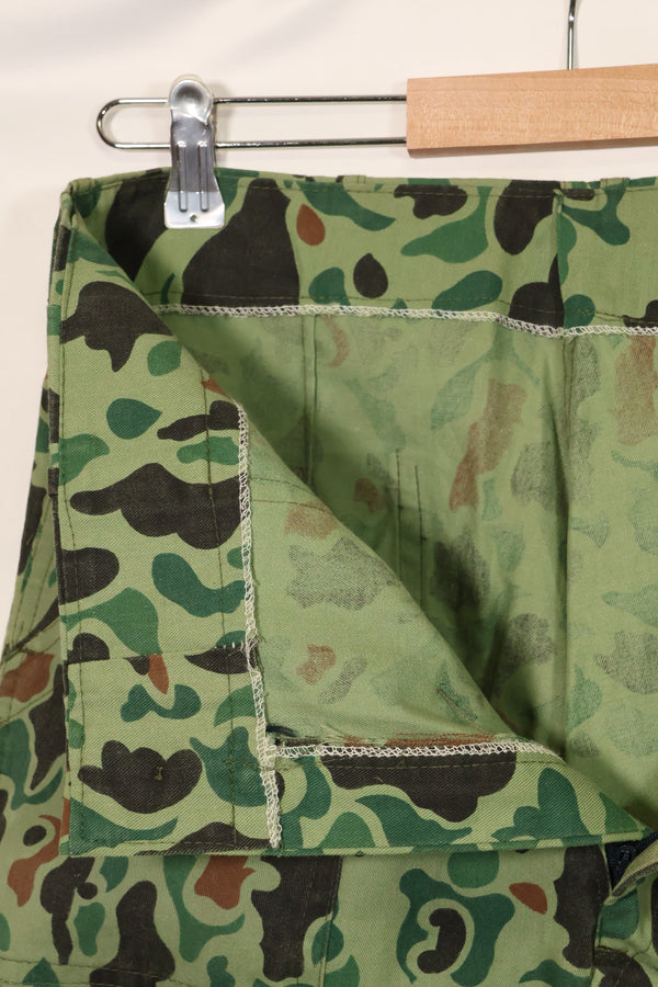 1960年代〜70年代　韓国軍　フロッグスキン迷彩　パンツ　ベイカーパンツカット　中古品　C