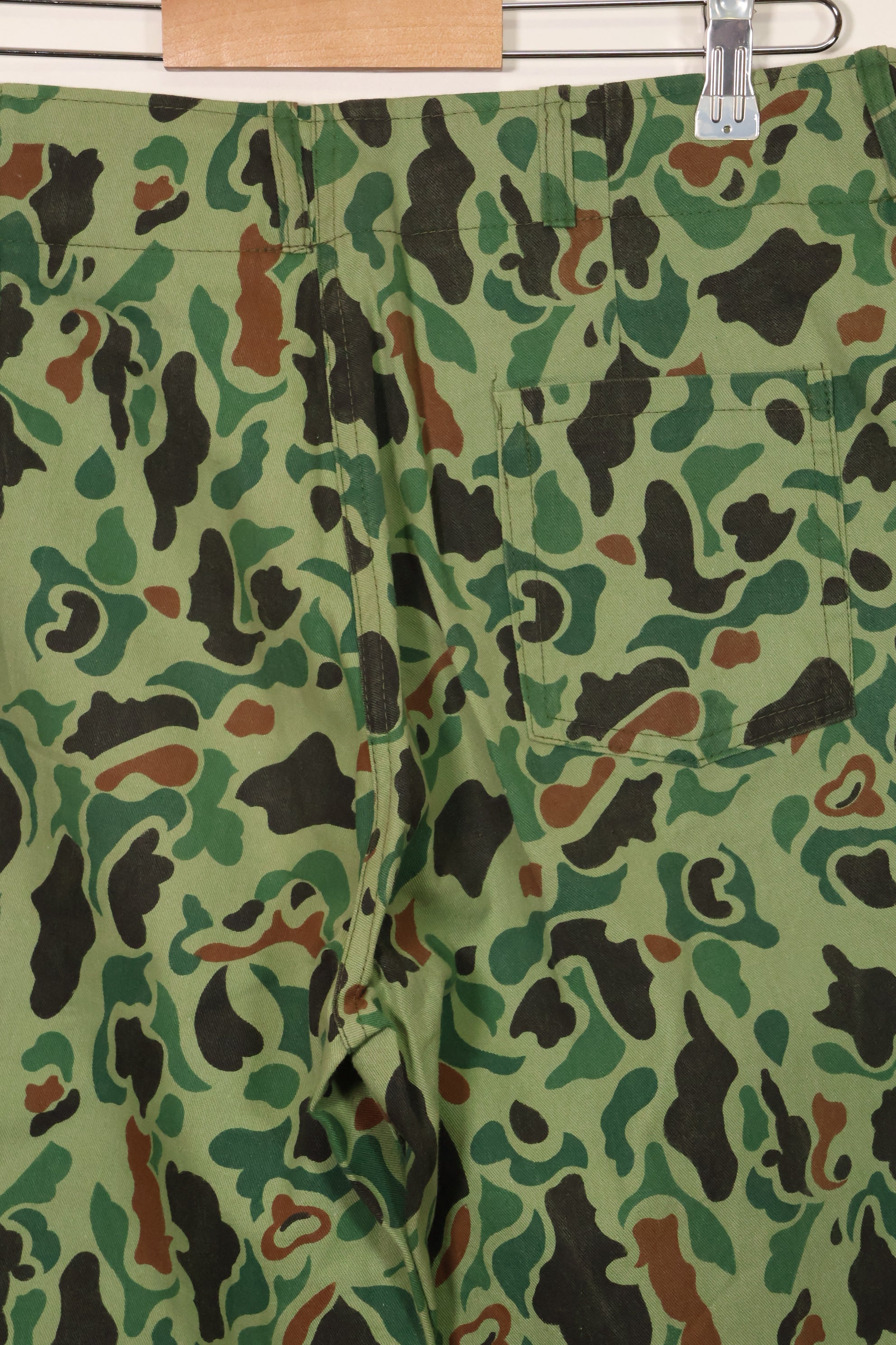 1960年代〜70年代　韓国軍　フロッグスキン迷彩　パンツ　ベイカーパンツカット　中古品　C