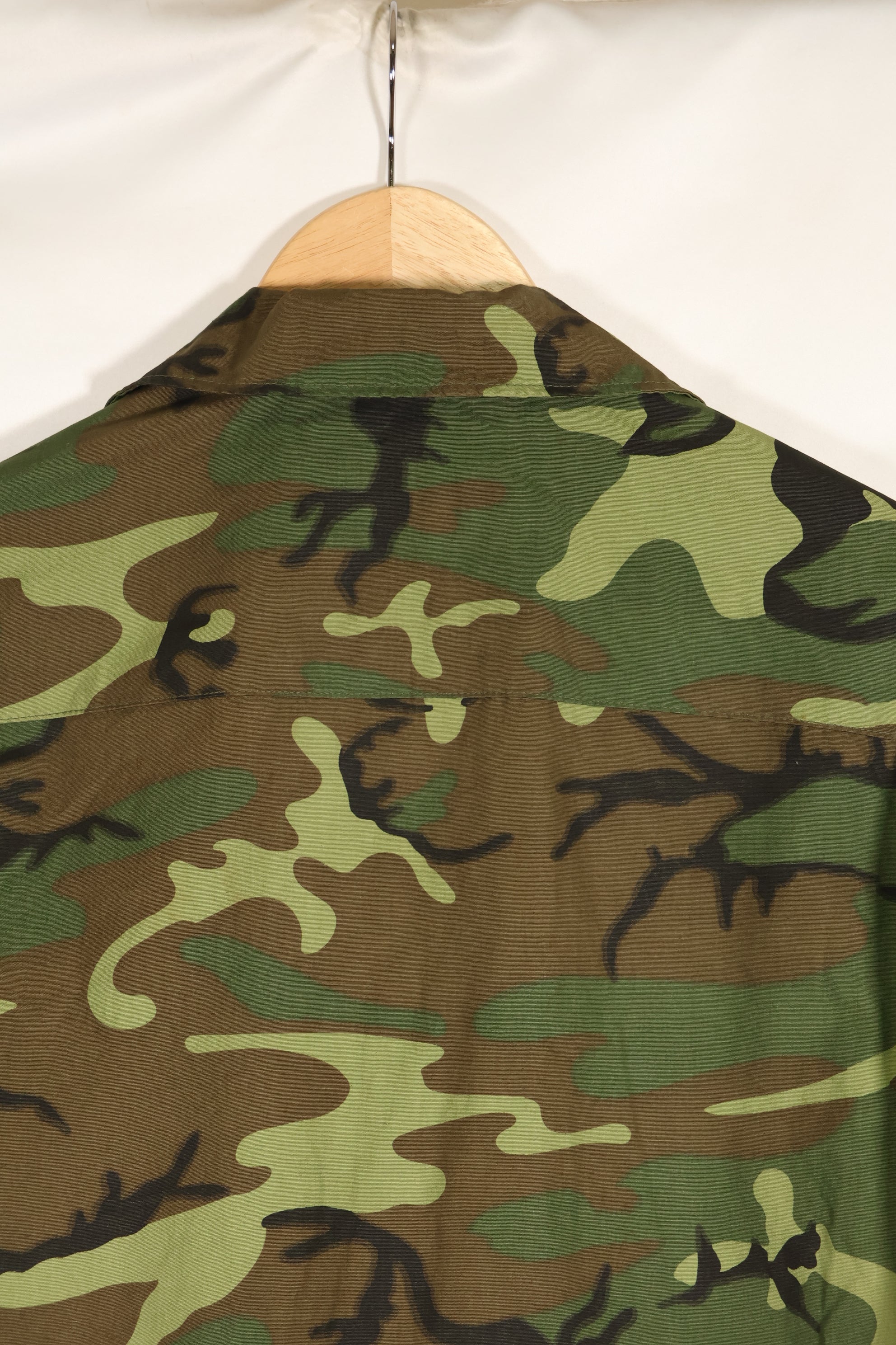 1966〜67年頃　デッドストック　S-L　ノンリップストップ　初期プリント　ERDL　ファティーグジャケット