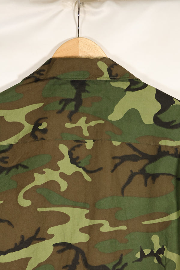 1966〜67年頃　デッドストック　S-L　ノンリップストップ　初期プリント　ERDL　ファティーグジャケット