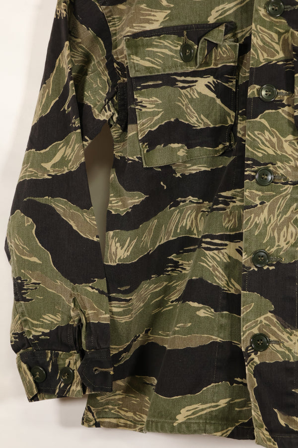 1960年代　A-M　沖縄タイガー　タイガーストライプ　シャツ　Asian Cut　状態良い　中古品