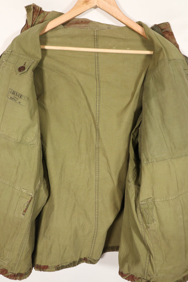 実物　1950's フランス軍　リザード迷彩　TAP 47/56　空挺ジャケット