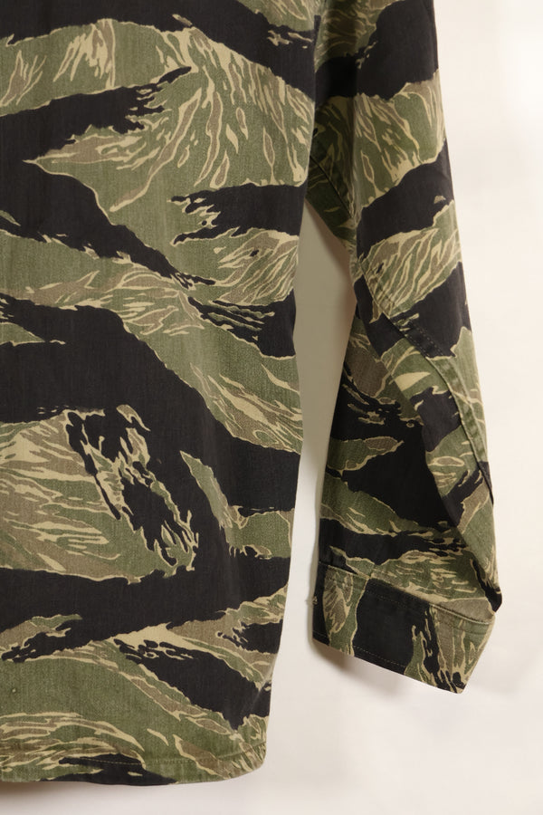 1960年代　A-M　沖縄タイガー　タイガーストライプ　シャツ　Asian Cut　状態良い　中古品