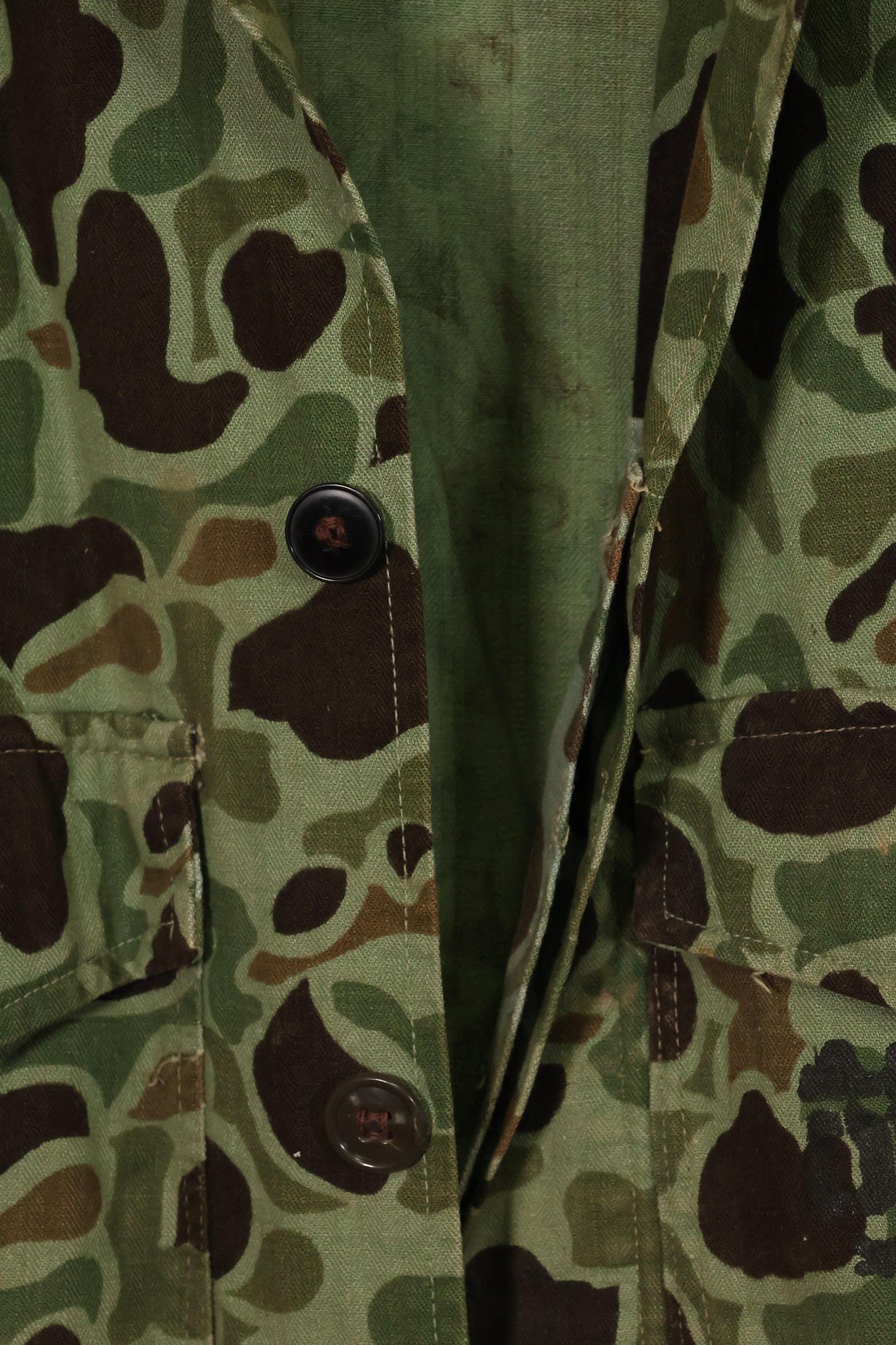 1960年代　韓国軍　フロッグスキン迷彩　戦闘服 A