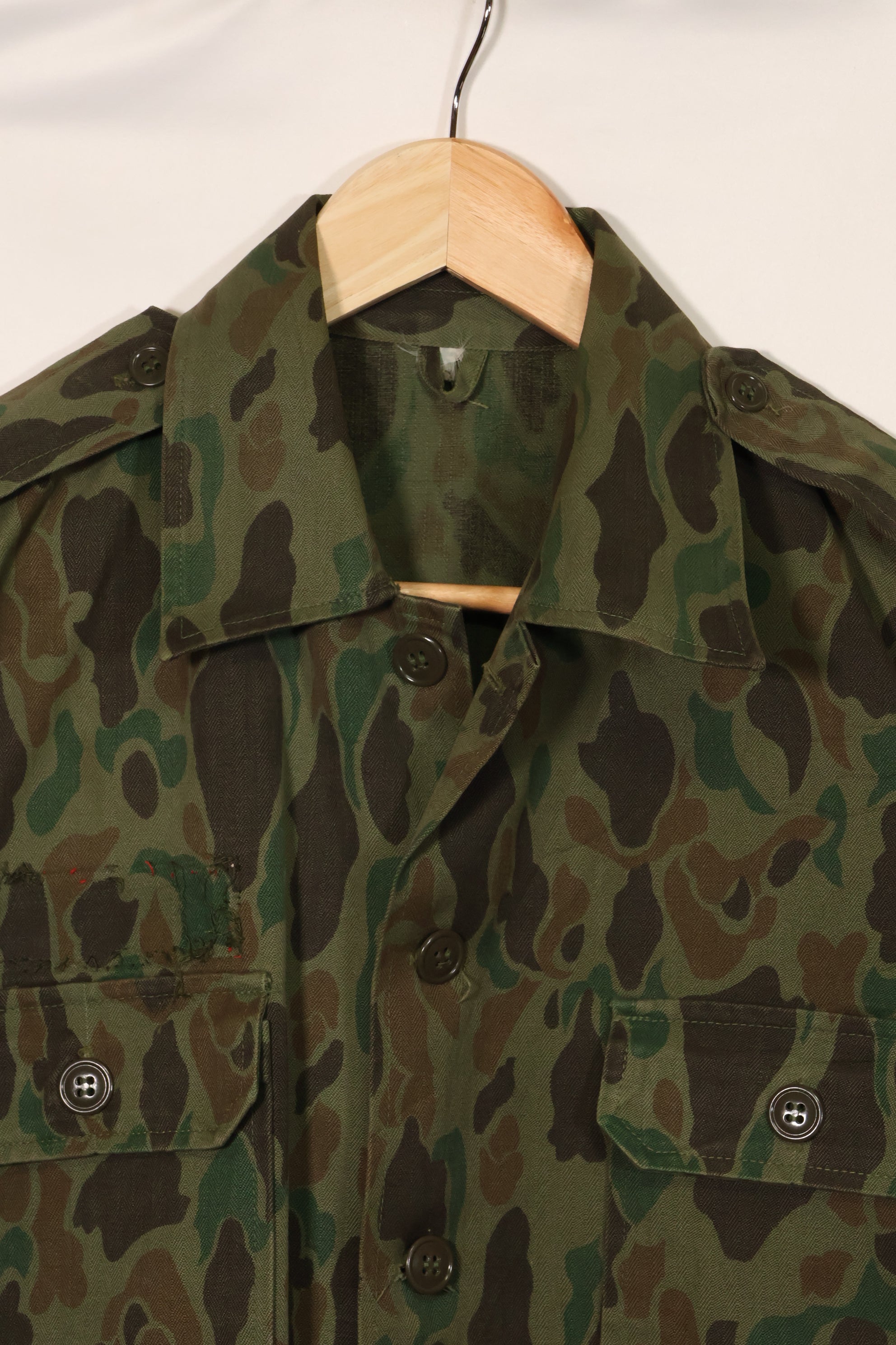 1960年代　韓国軍　フロッグスキン迷彩　戦闘服 B