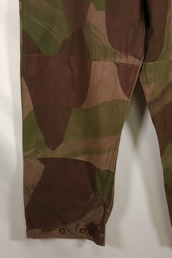 実物　イギリス軍　SAS トラウザーズ　WINDPROOF 迷彩パンツ　サイズ No. 不明　大きめ　 中古品