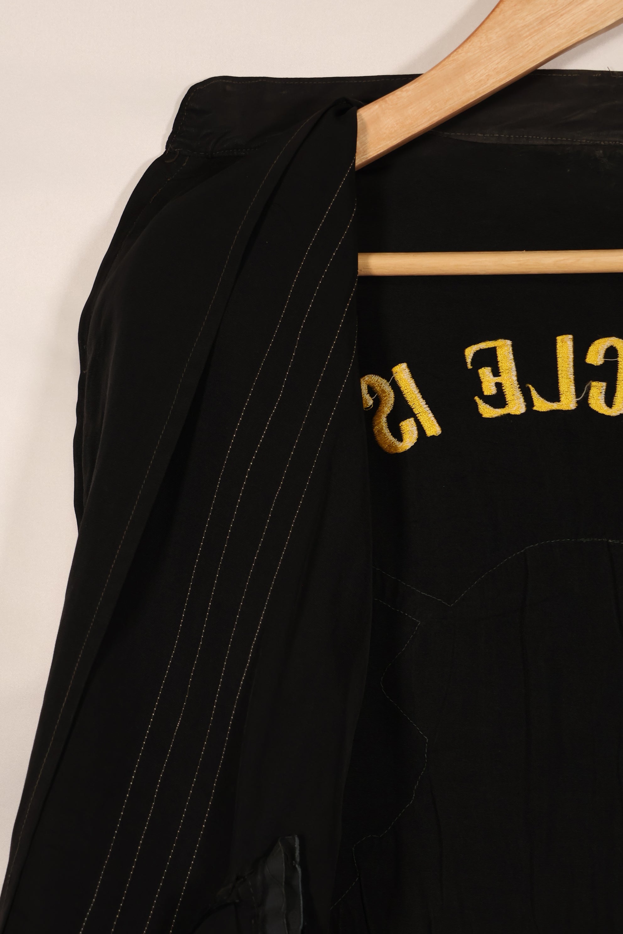 実物　推定1970年代　沖縄製　レーシングジャケット　HAMAジッパー　中古品