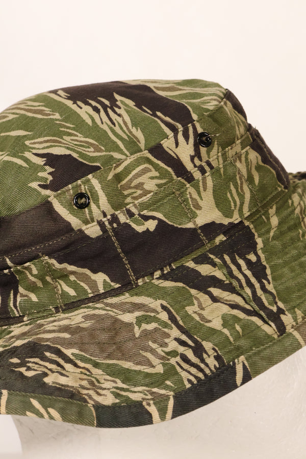 1960年代中頃　沖縄タイガーパターン　CISOカット　タイガーストライプ　ブーニーハット　サイズS　中古品