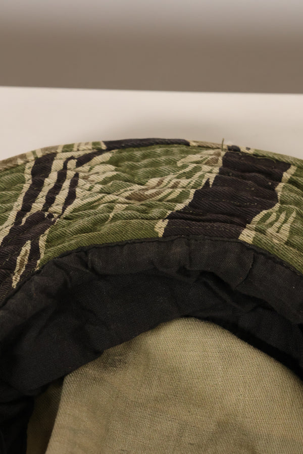 1960年代中頃　沖縄タイガーパターン　CISOカット　タイガーストライプ　ブーニーハット　サイズS　中古品