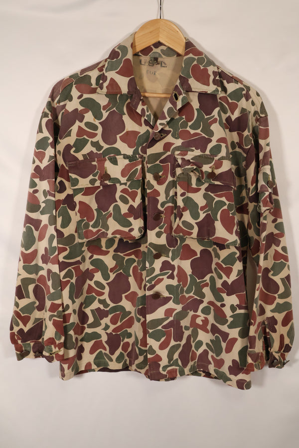 1960年代前半〜中盤　CIDG　ベオガム迷彩　アドバイザーカット　US-L　退色あり　中古品