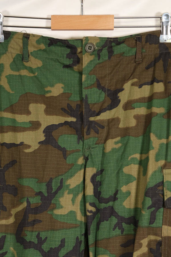 実物　1970年製　M-S　デッドストック　リップストップ　ERDL ファティーグパンツ　ブラウンリーフ