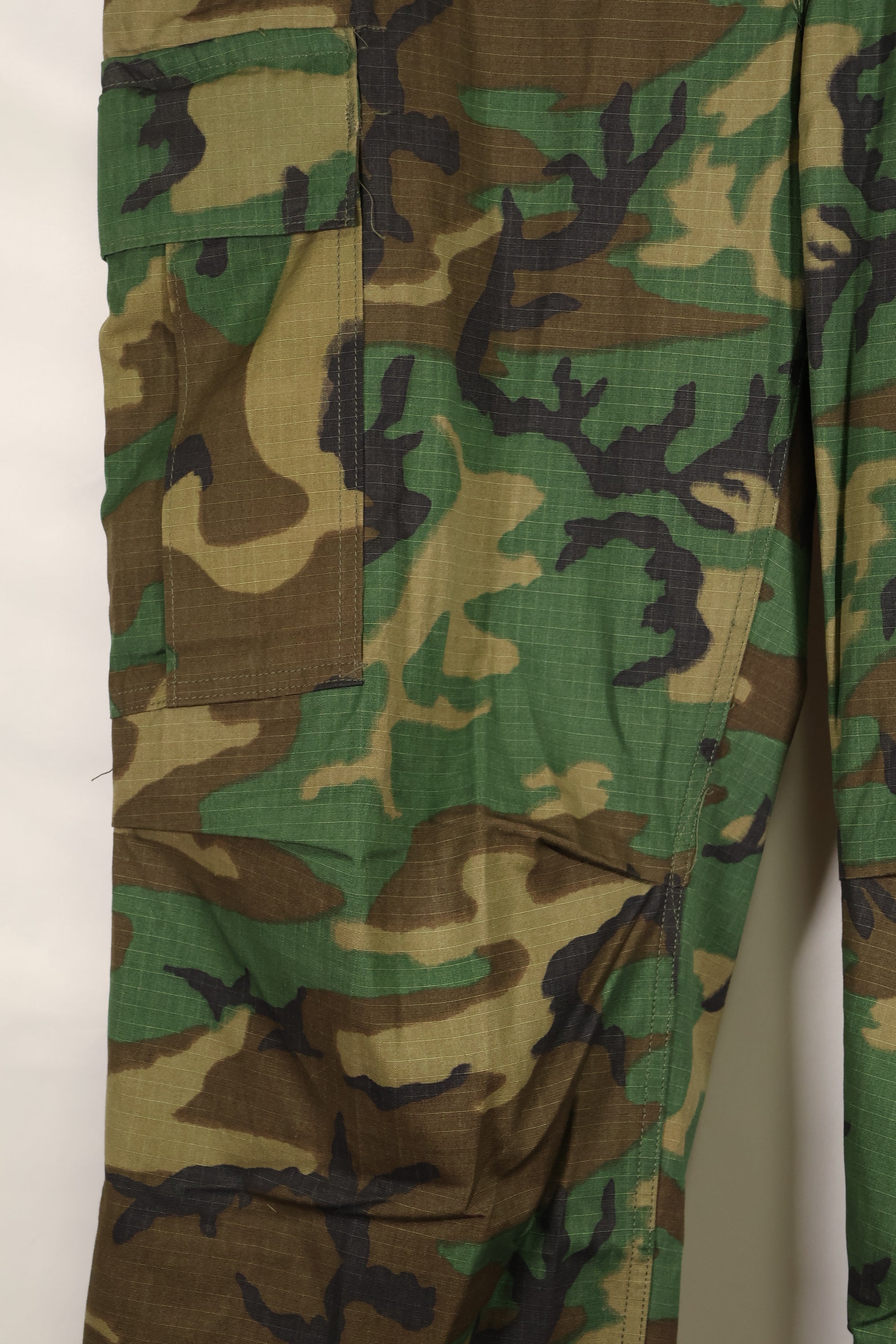 実物　1970年製　M-S　デッドストック　リップストップ　ERDL ファティーグパンツ　ブラウンリーフ