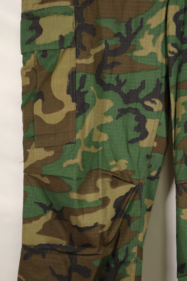 実物　1970年製　M-S　デッドストック　リップストップ　ERDL ファティーグパンツ　ブラウンリーフ