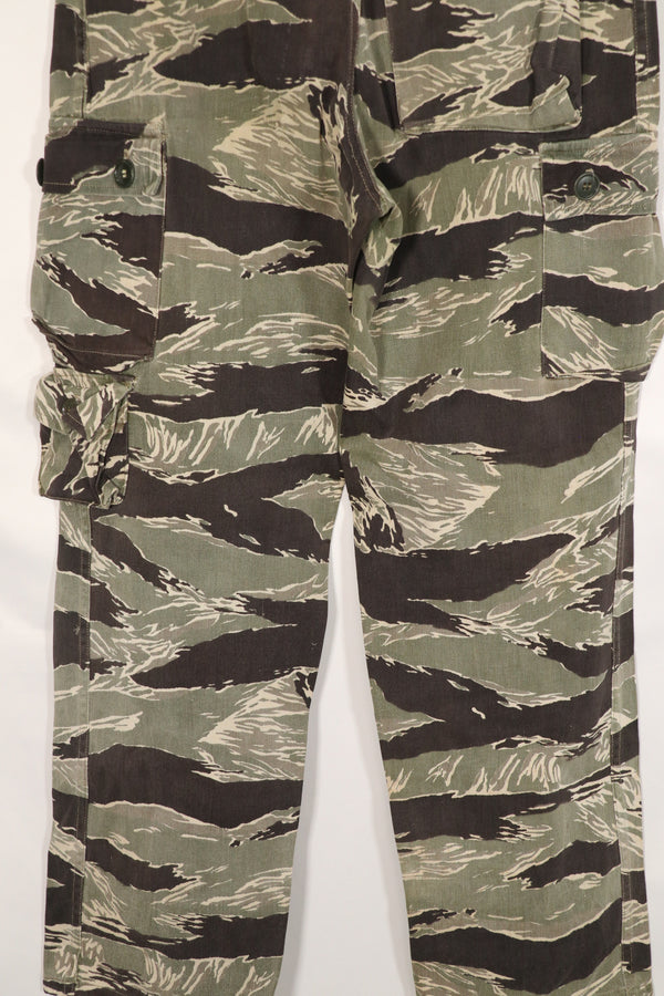 実物　沖縄タイガー　タイガーストライプ　パンツ　Asian Cut　褪色あり　A-Mサイズ