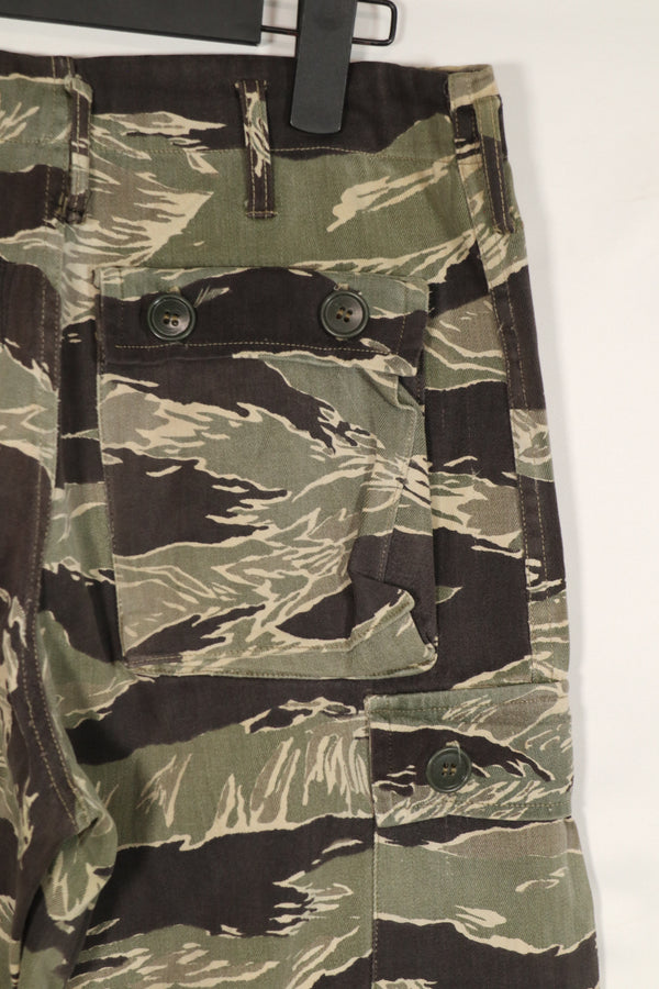 実物　沖縄タイガー　タイガーストライプ　パンツ　Asian Cut　褪色あり　A-Mサイズ