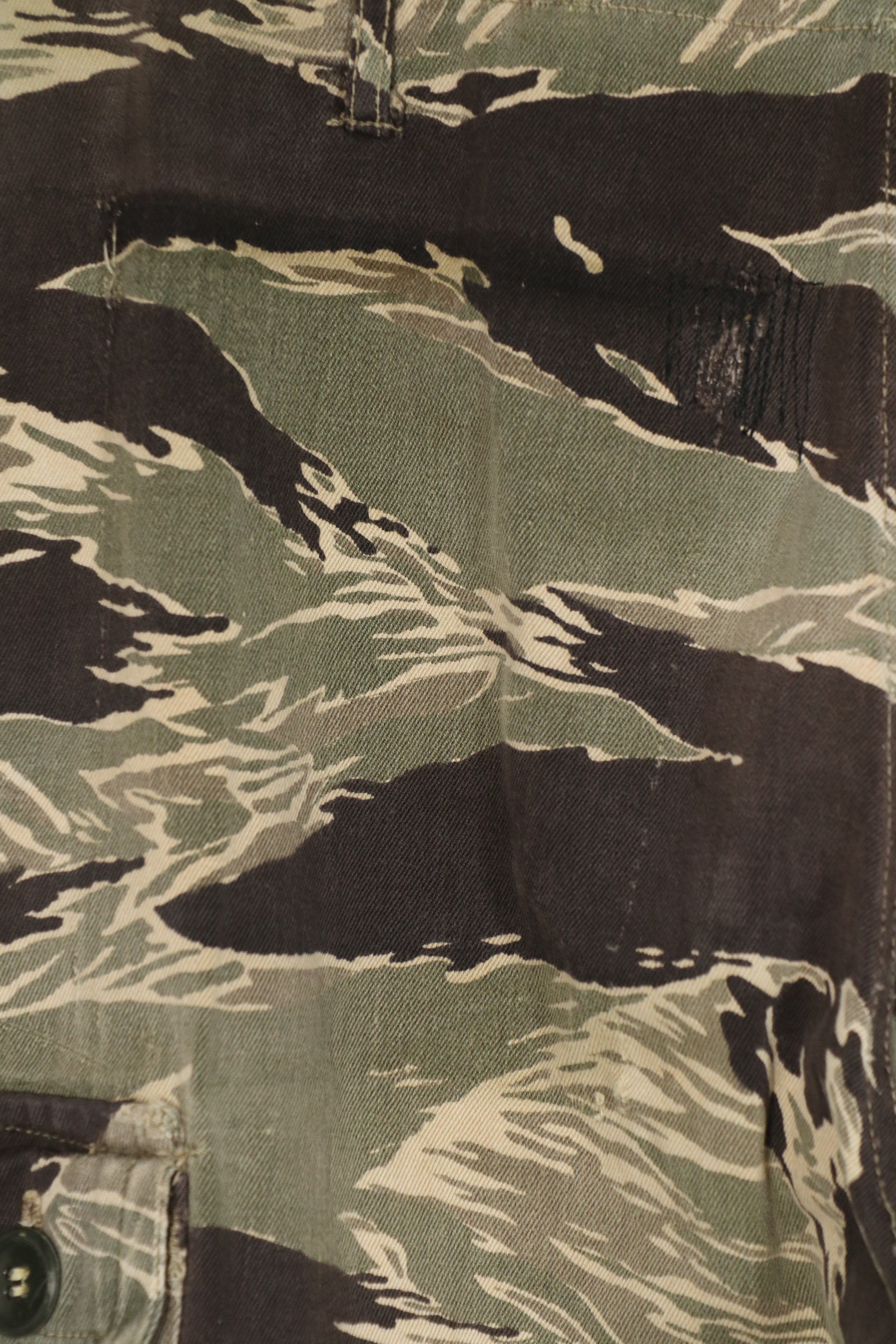 実物　沖縄タイガー　タイガーストライプ　パンツ　Asian Cut　褪色あり　A-Mサイズ