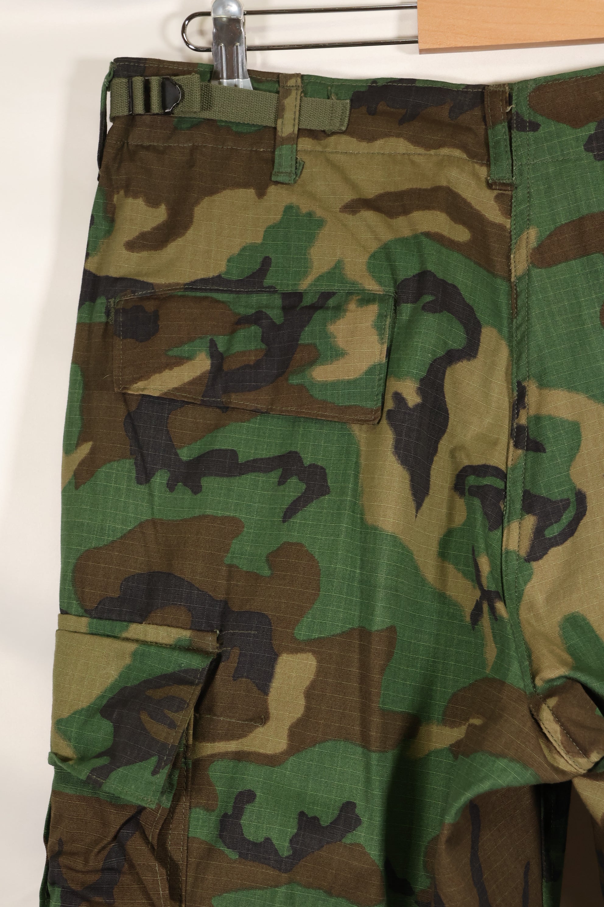 実物　1970年製　M-S　デッドストック　リップストップ　ERDL ファティーグパンツ　ブラウンリーフ