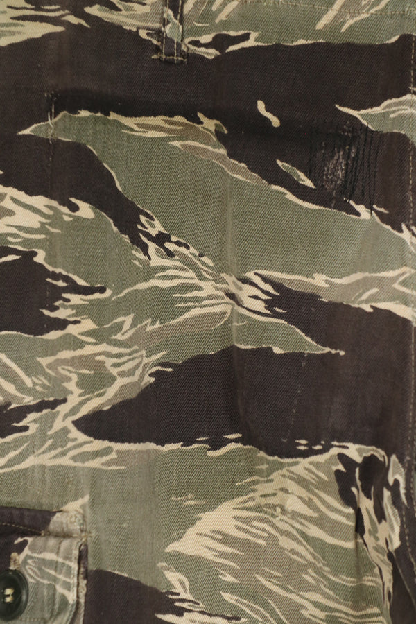 実物　沖縄タイガー　タイガーストライプ　パンツ　Asian Cut　褪色あり　A-Mサイズ