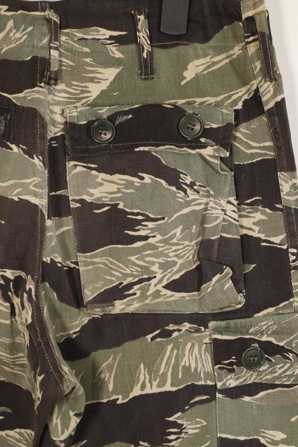 実物　沖縄タイガー　タイガーストライプ　パンツ　Asian Cut　褪色あり　A-Mサイズ