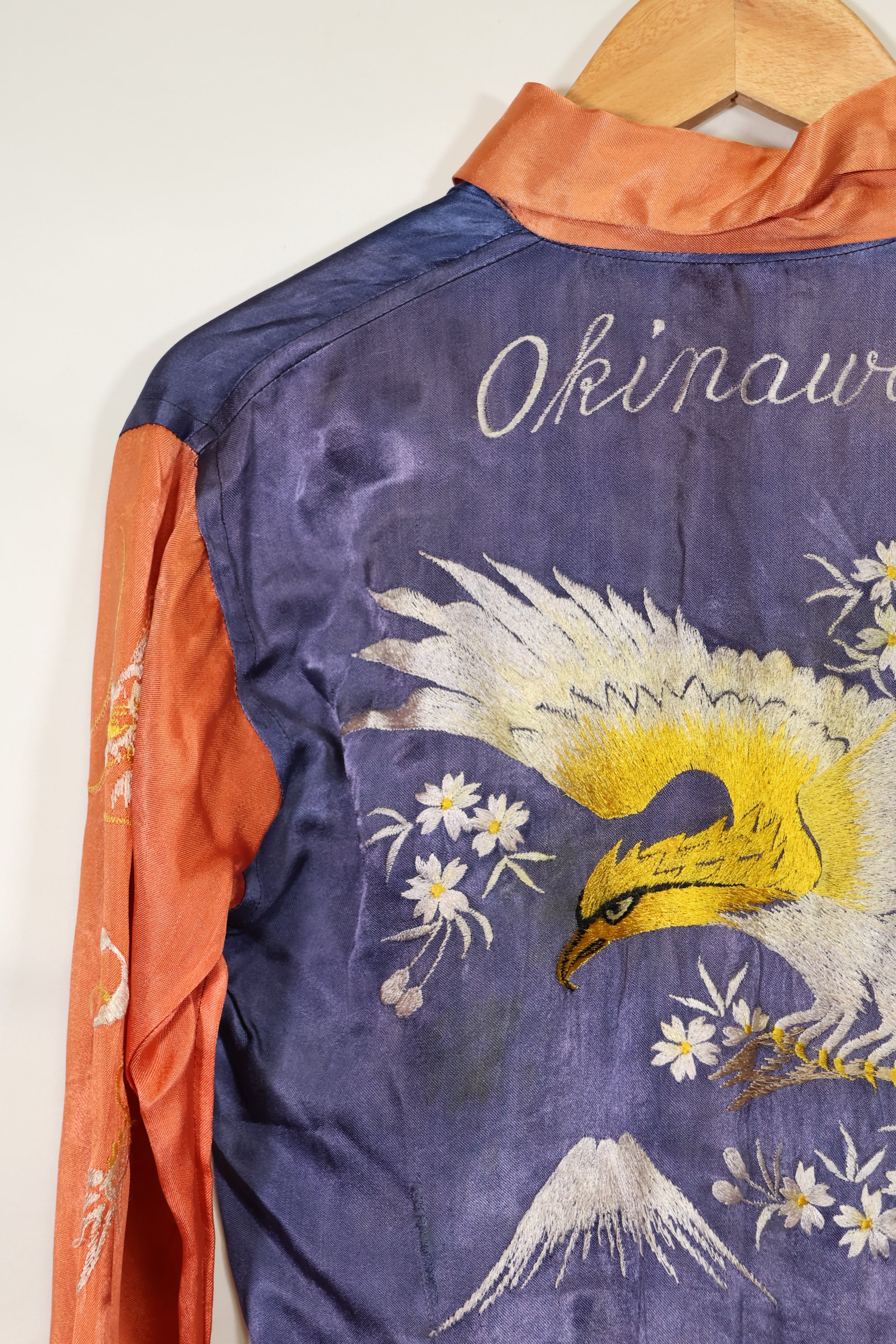 推定 1950年代後半〜1960年代　子供用　OKINAWA シャツ　刺繍お土産品　未使用品