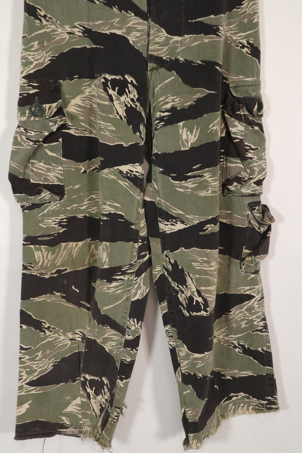 実物　沖縄タイガー　JWD　タイガーストライプ　パンツ　キッズサイズ　中古品