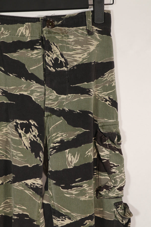 実物　沖縄タイガー　JWD　タイガーストライプ　パンツ　キッズサイズ　中古品