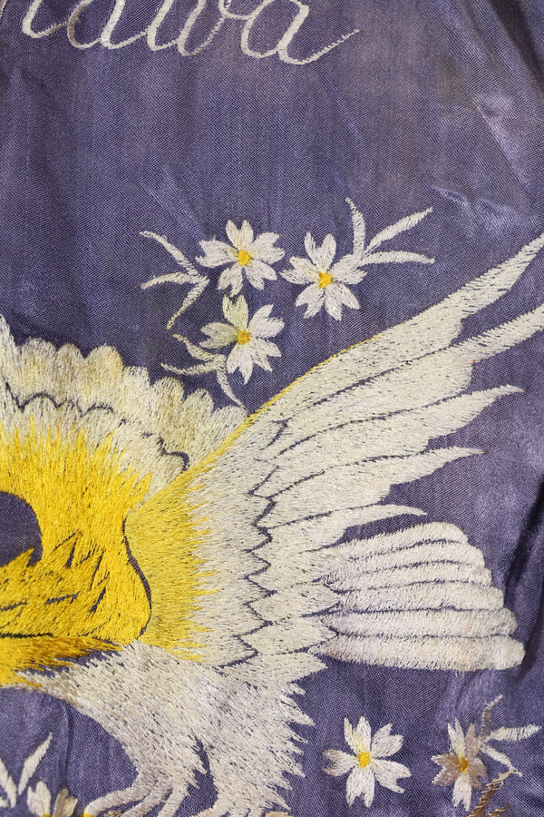 推定 1950年代後半〜1960年代　子供用　OKINAWA シャツ　刺繍お土産品　未使用品