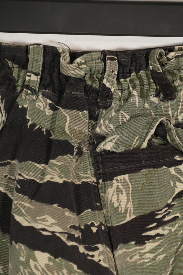 実物　沖縄タイガー　JWD　タイガーストライプ　パンツ　キッズサイズ　中古品