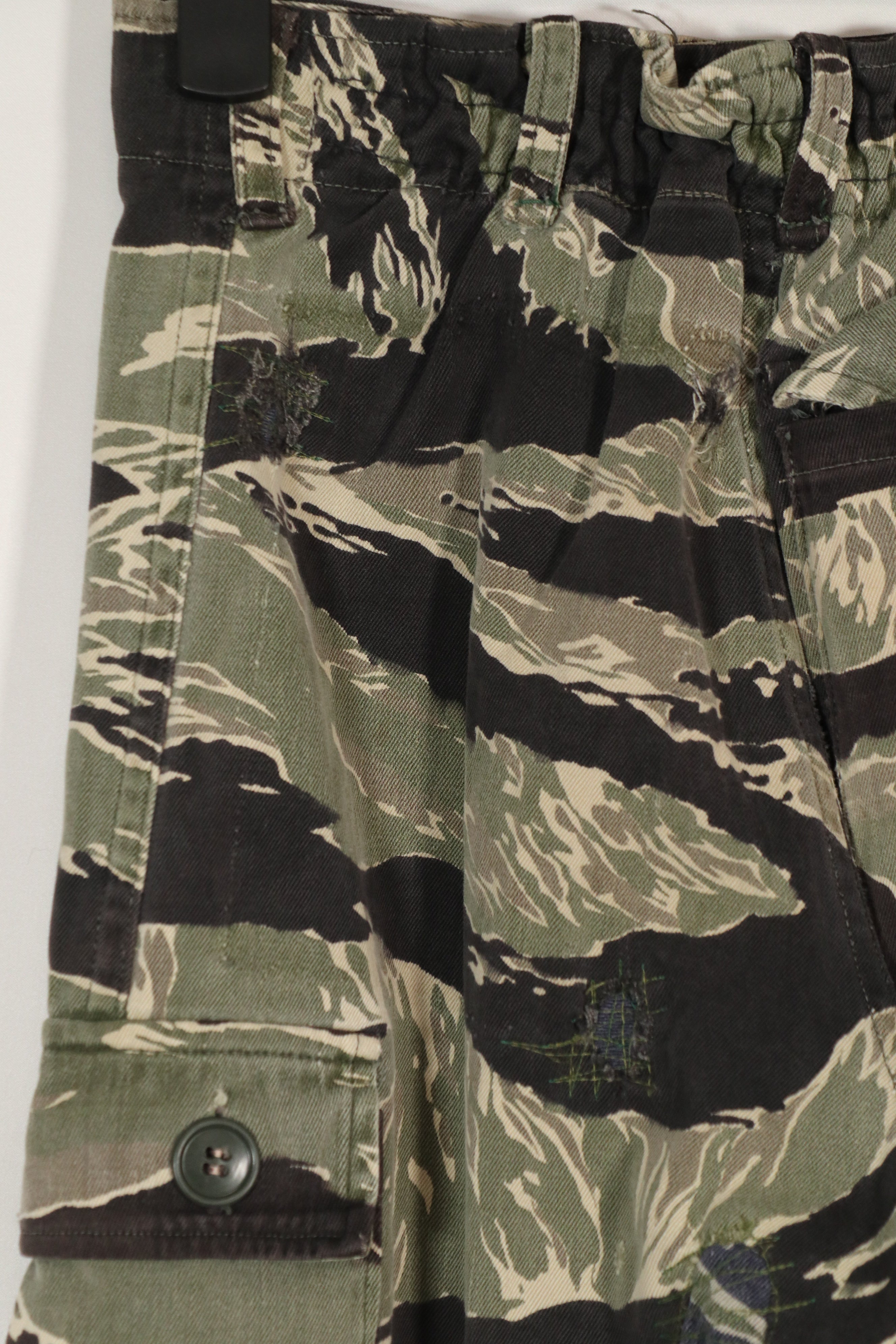 実物　沖縄タイガー　JWD　タイガーストライプ　パンツ　キッズサイズ　中古品