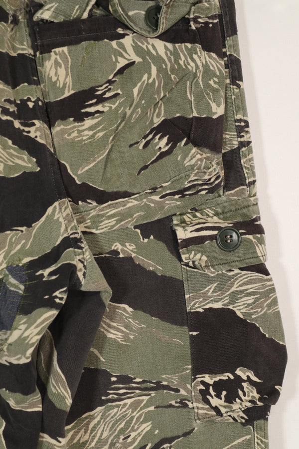 実物　沖縄タイガー　JWD　タイガーストライプ　パンツ　キッズサイズ　中古品