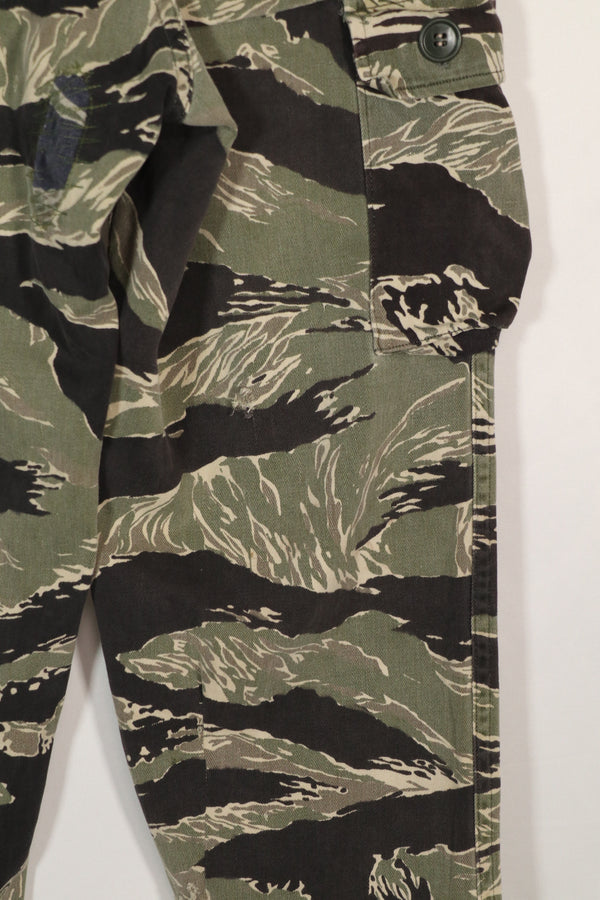 実物　沖縄タイガー　JWD　タイガーストライプ　パンツ　キッズサイズ　中古品