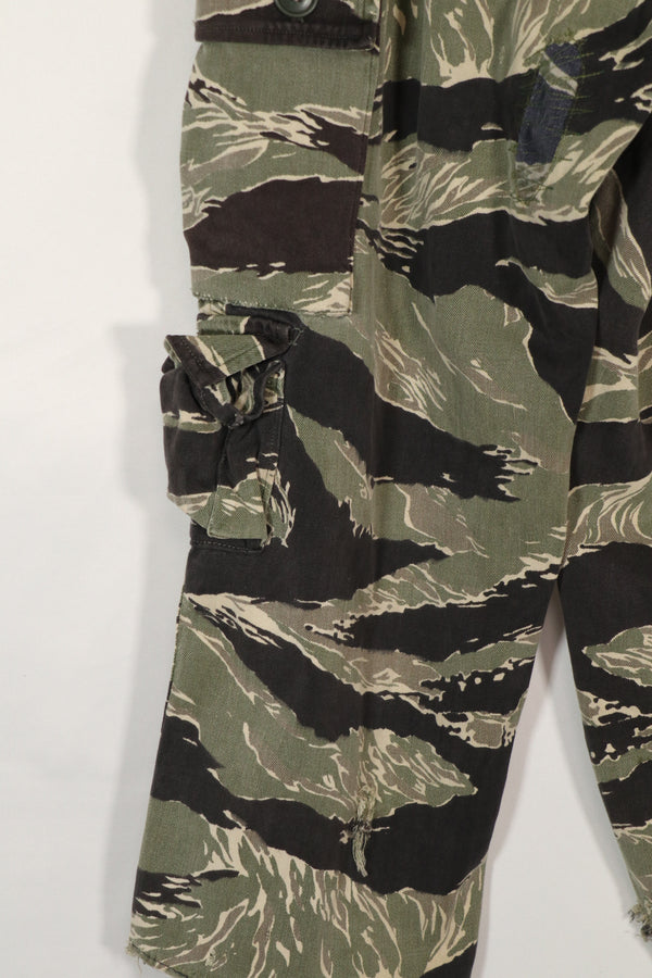 実物　沖縄タイガー　JWD　タイガーストライプ　パンツ　キッズサイズ　中古品