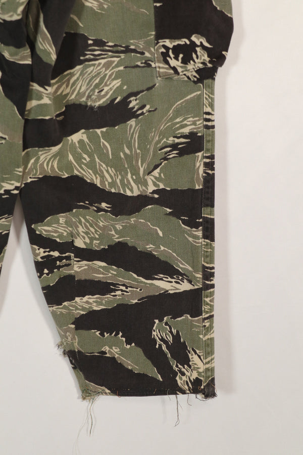 実物　沖縄タイガー　JWD　タイガーストライプ　パンツ　キッズサイズ　中古品