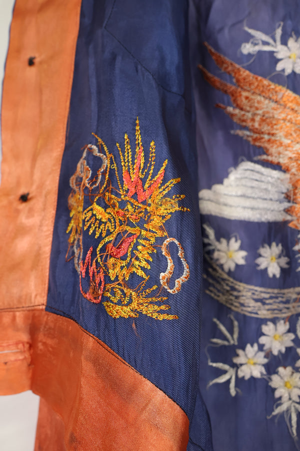 推定 1950年代後半〜1960年代　子供用　OKINAWA シャツ　刺繍お土産品　未使用品