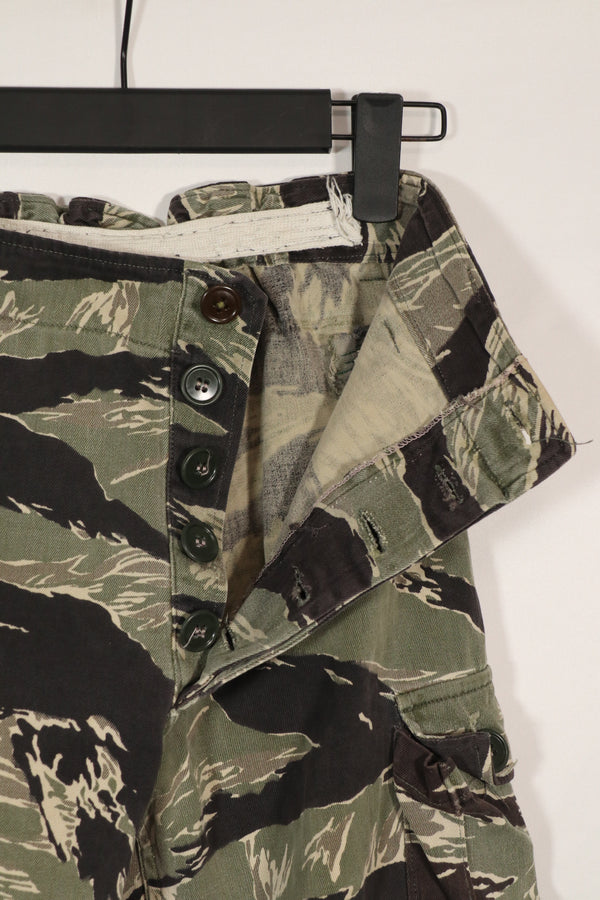 実物　沖縄タイガー　JWD　タイガーストライプ　パンツ　キッズサイズ　中古品