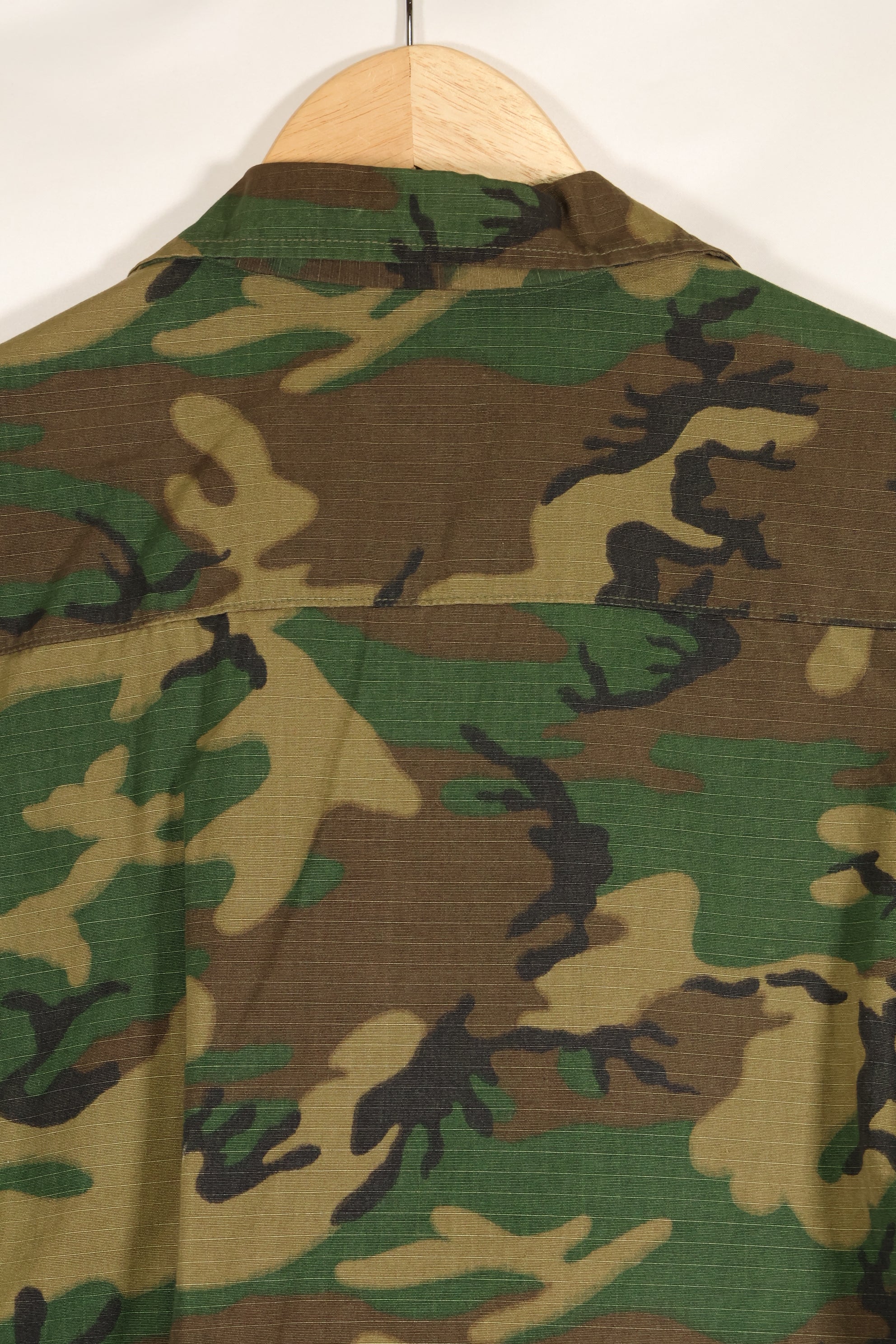 実物　1969年製　M-S　リップストップ　ERDL ファティーグジャケット　ブラウンリーフ  中古品