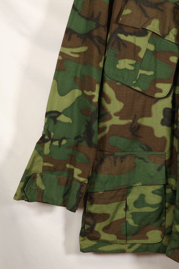 1968年契約　デッドストック　M-S　ERDL グリーンリーフ迷彩　ジャングルファティーグジャケット